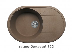 Мойка кварцевая Tolero R-116 Темно-бежевый 823 в Миассе - miass.mebel74.com | фото