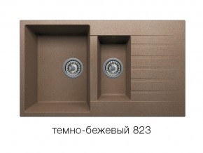 Мойка кварцевая Tolero R-118 Темно-бежевый 823 в Миассе - miass.mebel74.com | фото