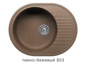 Мойка кварцевая Tolero R-122 Темно-бежевый 823 в Миассе - miass.mebel74.com | фото