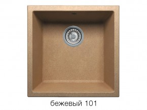 Мойка кварцевая Tolero R-128 Бежевый 101 в Миассе - miass.mebel74.com | фото 1