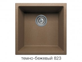 Мойка кварцевая Tolero R-128 Темно-бежевый 823 в Миассе - miass.mebel74.com | фото 1