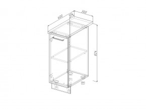 Н 30 Модуль нижний Без Столешницы МН 30 в Миассе - miass.mebel74.com | фото