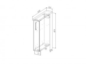 НМ 15 Модуль нижний 150 мм Без Столешницы в Миассе - miass.mebel74.com | фото