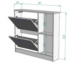 Обувница W102 в Миассе - miass.mebel74.com | фото 3