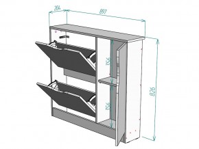 Обувница W106 в Миассе - miass.mebel74.com | фото 3