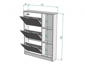 Обувница W108 в Миассе - miass.mebel74.com | фото 3