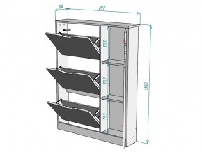 Обувница W111 в Миассе - miass.mebel74.com | фото 3