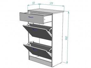 Обувница W21 в Миассе - miass.mebel74.com | фото 3