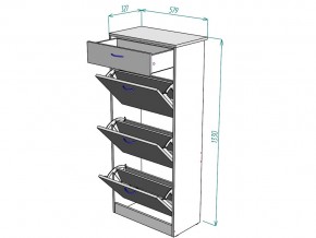 Обувница W23 в Миассе - miass.mebel74.com | фото 3