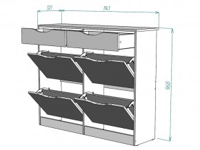 Обувница W26 в Миассе - miass.mebel74.com | фото 3