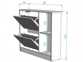 Обувница W29 в Миассе - miass.mebel74.com | фото 3