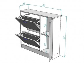 Обувница W31 в Миассе - miass.mebel74.com | фото 3