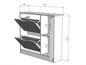 Обувница W32 в Миассе - miass.mebel74.com | фото 3