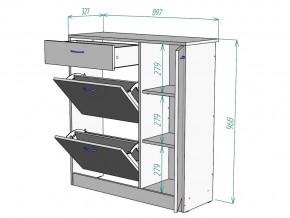 Обувница W35 в Миассе - miass.mebel74.com | фото 3