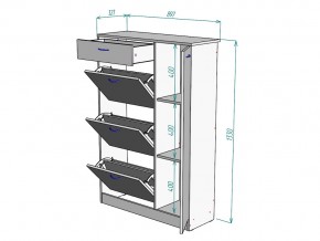 Обувница W43 в Миассе - miass.mebel74.com | фото 3