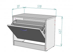 Обувница W45 в Миассе - miass.mebel74.com | фото 3