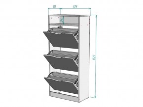 Обувница W46 в Миассе - miass.mebel74.com | фото 3