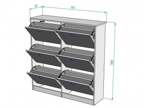 Обувница W49 в Миассе - miass.mebel74.com | фото 3