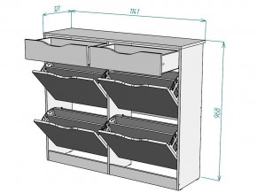 Обувница W63 в Миассе - miass.mebel74.com | фото 3