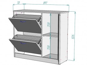 Обувница W69 в Миассе - miass.mebel74.com | фото 3