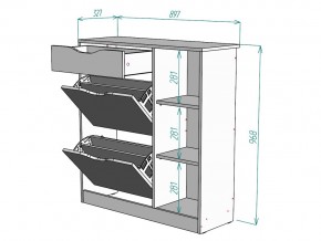 Обувница W72 в Миассе - miass.mebel74.com | фото 3