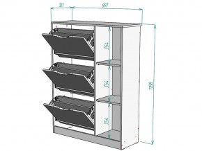 Обувница W76 в Миассе - miass.mebel74.com | фото 3