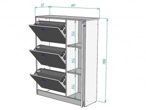 Обувница W77 в Миассе - miass.mebel74.com | фото 3