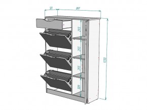 Обувница W83 в Миассе - miass.mebel74.com | фото 3