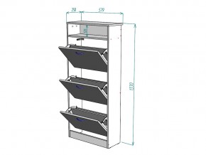 Обувница W9 в Миассе - miass.mebel74.com | фото 3