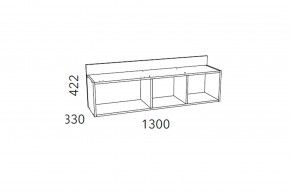 Полка Фанк НМ 011.38-01 М1 в Миассе - miass.mebel74.com | фото 3