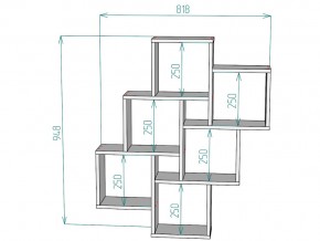 Полка S13 в Миассе - miass.mebel74.com | фото 3