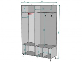 Прихожая Лофт V17 в Миассе - miass.mebel74.com | фото 3