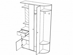 Прихожая Виза Венге-Лоредо в Миассе - miass.mebel74.com | фото 2