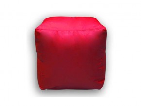 Пуф Куб мини красный в Миассе - miass.mebel74.com | фото