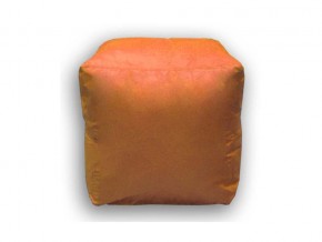 Пуф Куб мини оранжевый в Миассе - miass.mebel74.com | фото