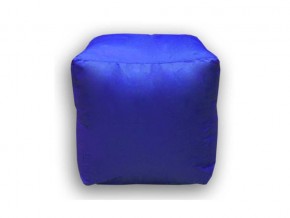 Пуф Куб мини синий в Миассе - miass.mebel74.com | фото