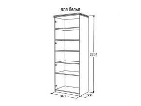 Шкаф 2-х створчатый для белья Ольга 13 в Миассе - miass.mebel74.com | фото 3