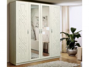 Шкаф 4-х дверный с 2-мя зеркалами в Миассе - miass.mebel74.com | фото
