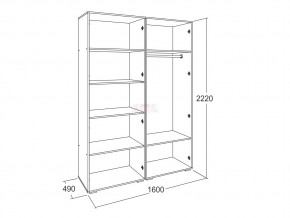 Шкаф 4-х створчатый Ольга 17 в Миассе - miass.mebel74.com | фото 2