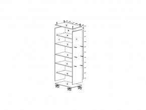 Шкаф 600 для одежды (ДО) ДМ ТМК Дуб млечный в Миассе - miass.mebel74.com | фото 2