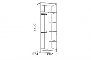 Шкаф для одежды Фанк НМ 014.07 М в Миассе - miass.mebel74.com | фото 3