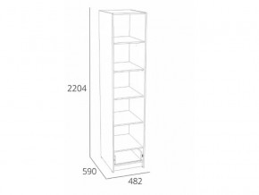 Шкаф для одежды Оттавия НМ 011.20 Антрацит в Миассе - miass.mebel74.com | фото 2