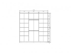 Шкаф-купе Max МШ-25-6-24/2-999 пленка Oracal черная в Миассе - miass.mebel74.com | фото 2