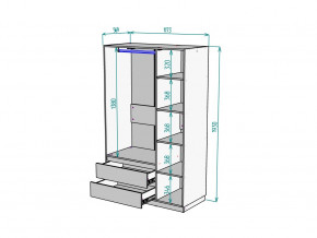 Шкаф Malta light H298 Белый в Миассе - miass.mebel74.com | фото 2