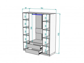 Шкаф Malta light H302 Белый в Миассе - miass.mebel74.com | фото 2