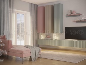 Шкаф навесной большой Оливия Шарли Pink в Миассе - miass.mebel74.com | фото 2