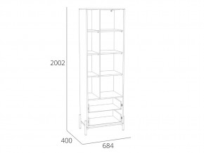 Шкаф Нуар НМ 011.78 в Миассе - miass.mebel74.com | фото 2