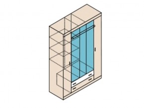 Шкаф Ника Н13 для одежды с ящиками в Миассе - miass.mebel74.com | фото 2