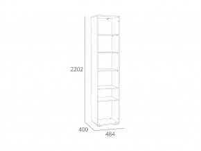 Шкаф-пенал Элиот НМ 041.72 в Миассе - miass.mebel74.com | фото 2