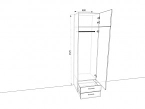 Шкаф распашной Ш639ЯМК Антрацит в Миассе - miass.mebel74.com | фото 2